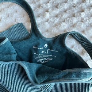 Spiritual Gangster Teal Ribbed set